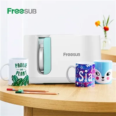 Peiriant sublimation wasg gwres mwg niwmatig Freesub